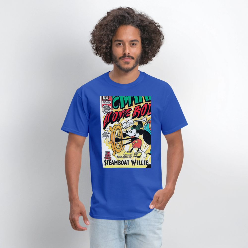 Steamboat Willie - royal blue