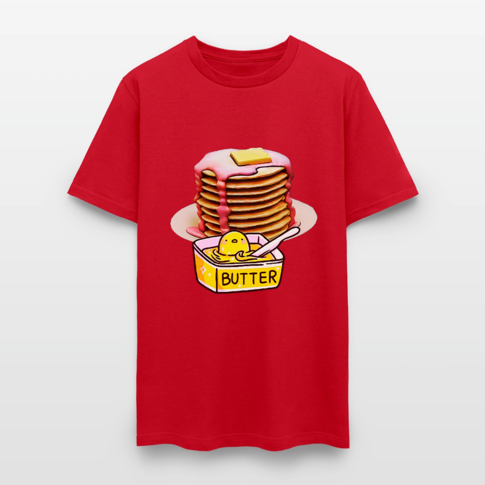 Pancakes and Butter - red