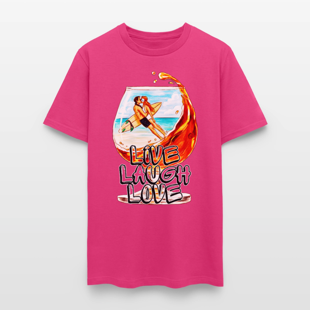 Live, Laugh, Love - fuchsia