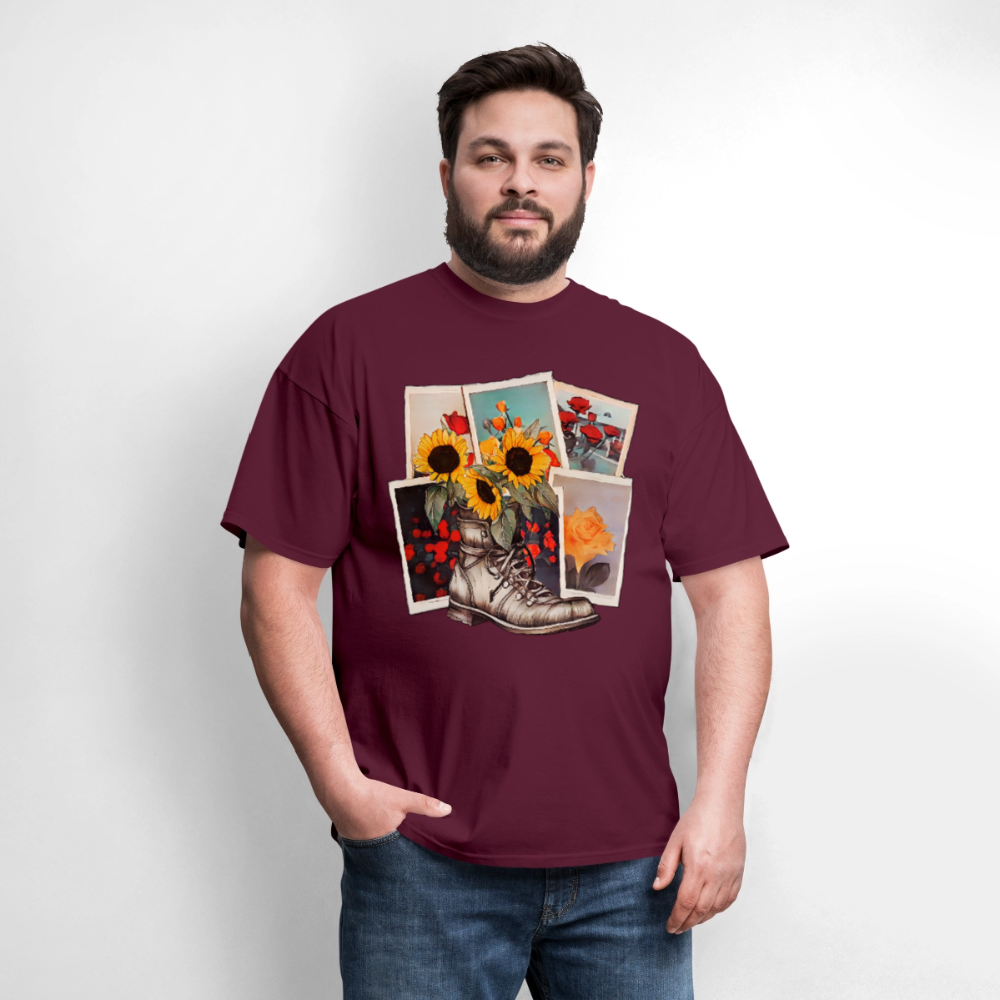 Flowers #2 - burgundy