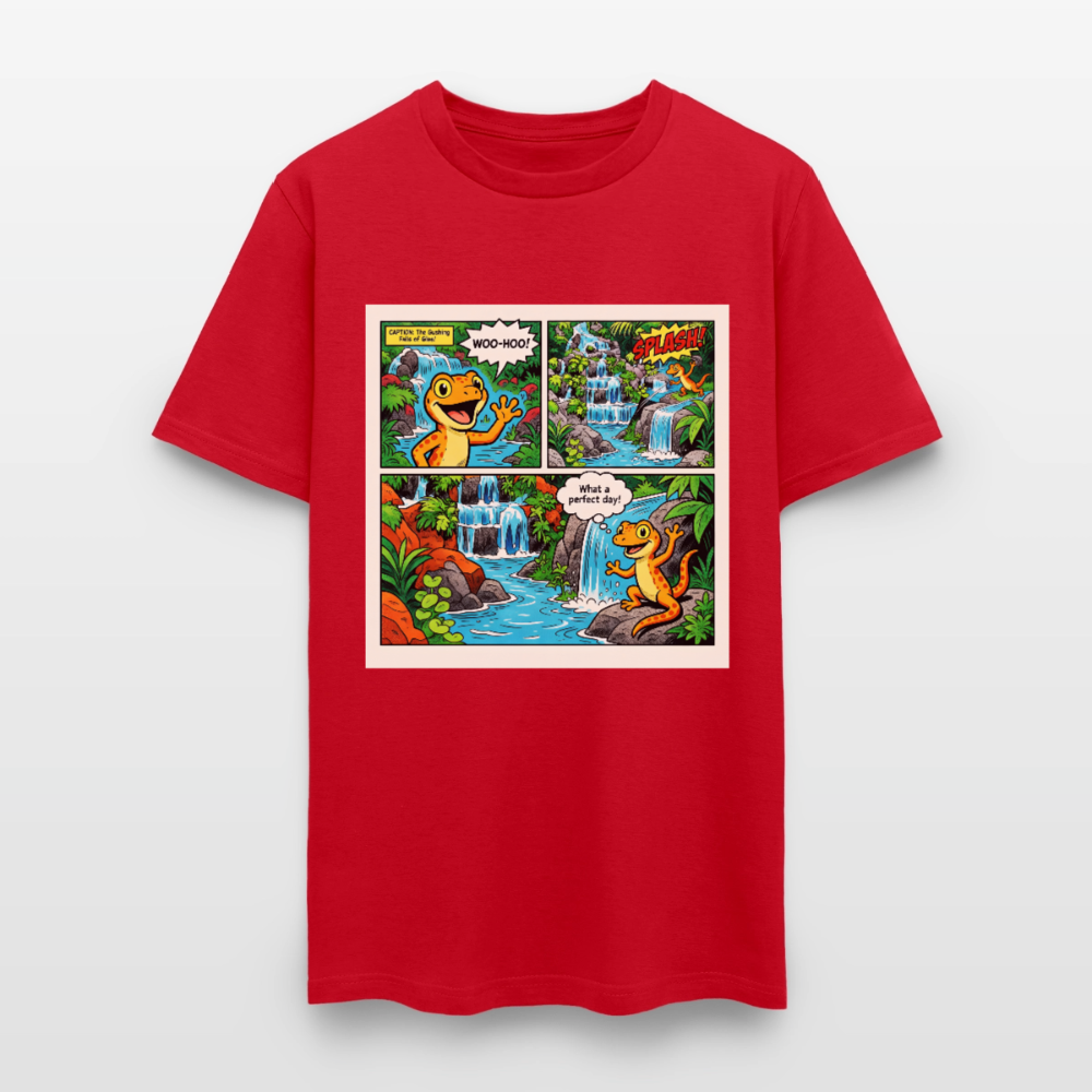 Comic Lizard - red