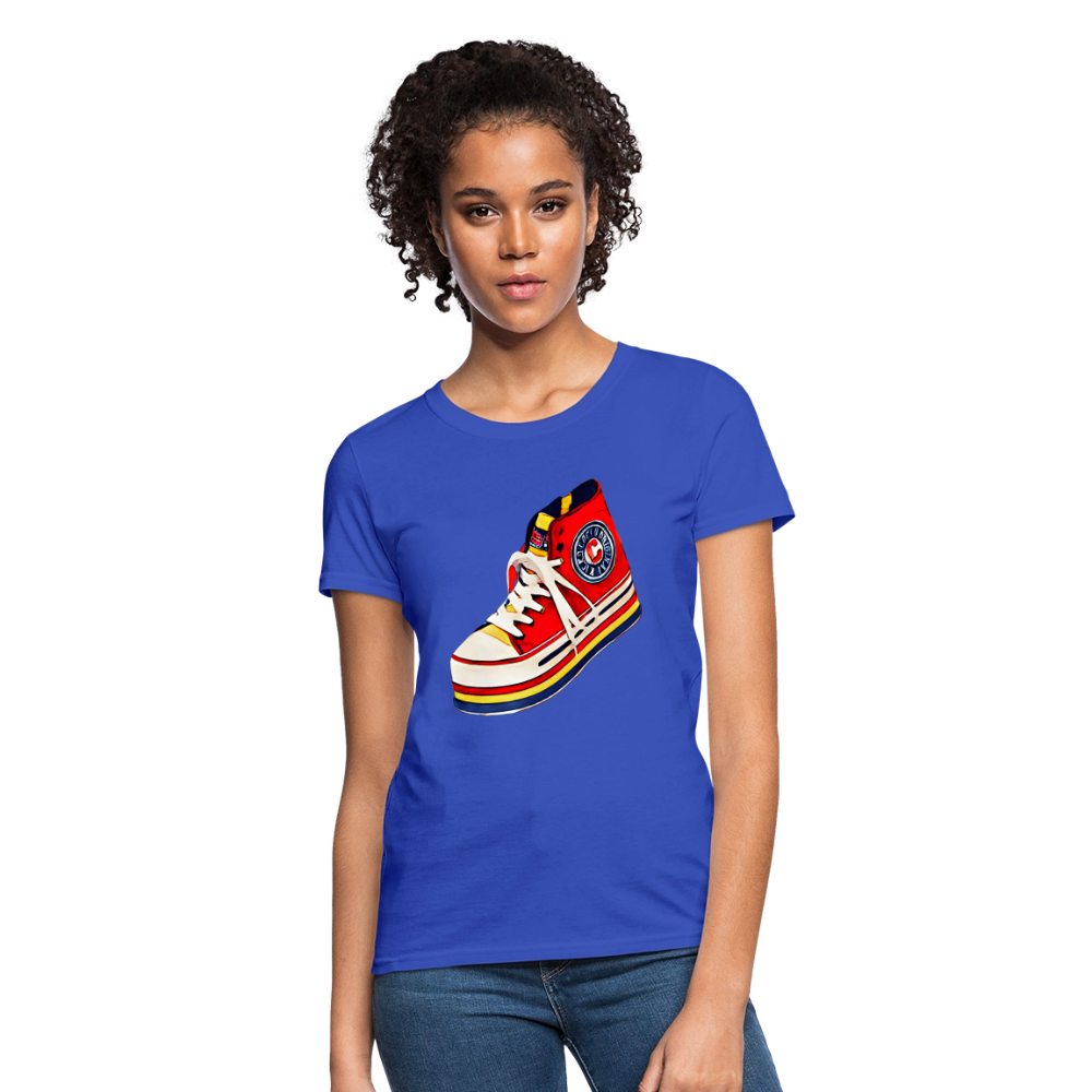 High Top Sneaker - royal blue