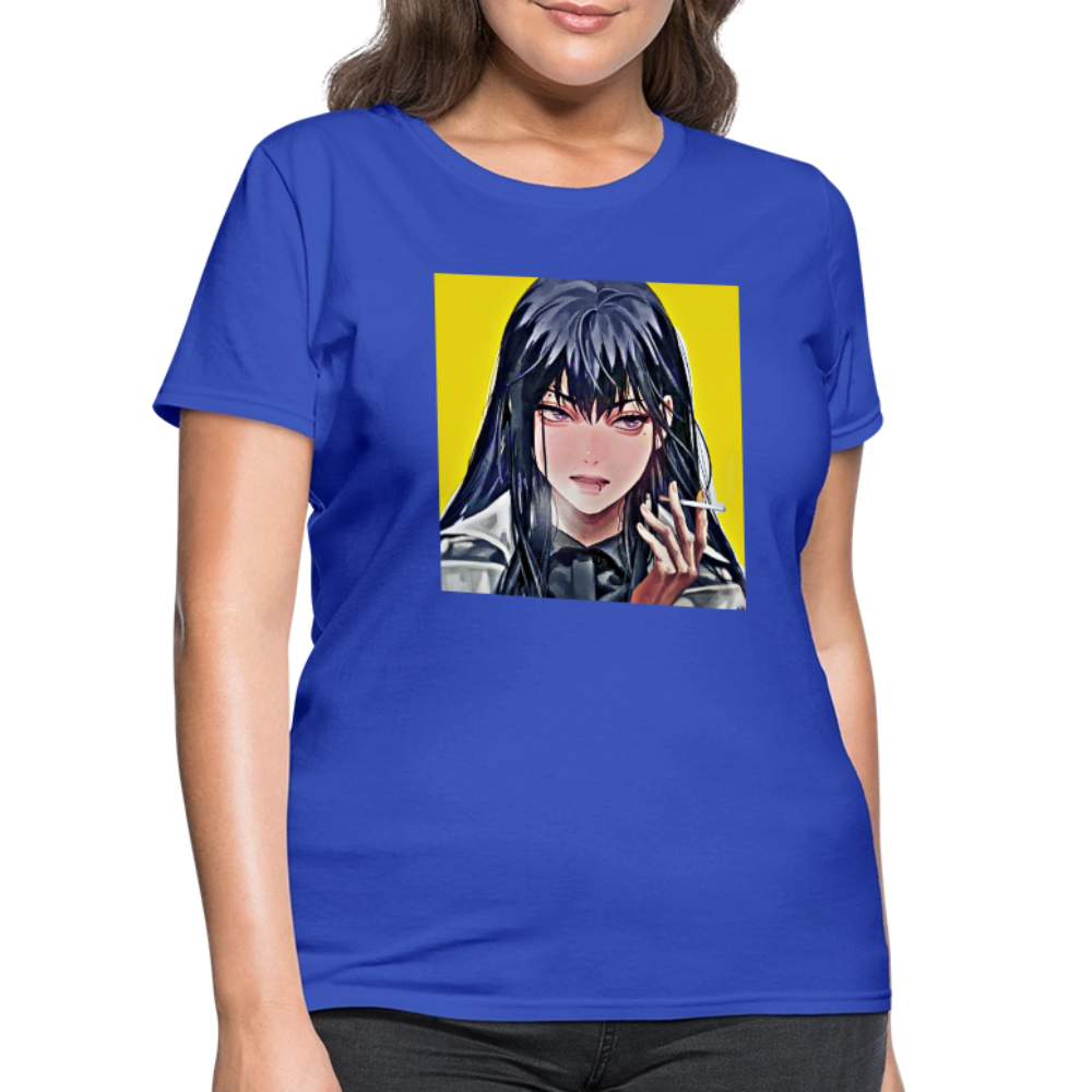 Mysterious Woman - royal blue