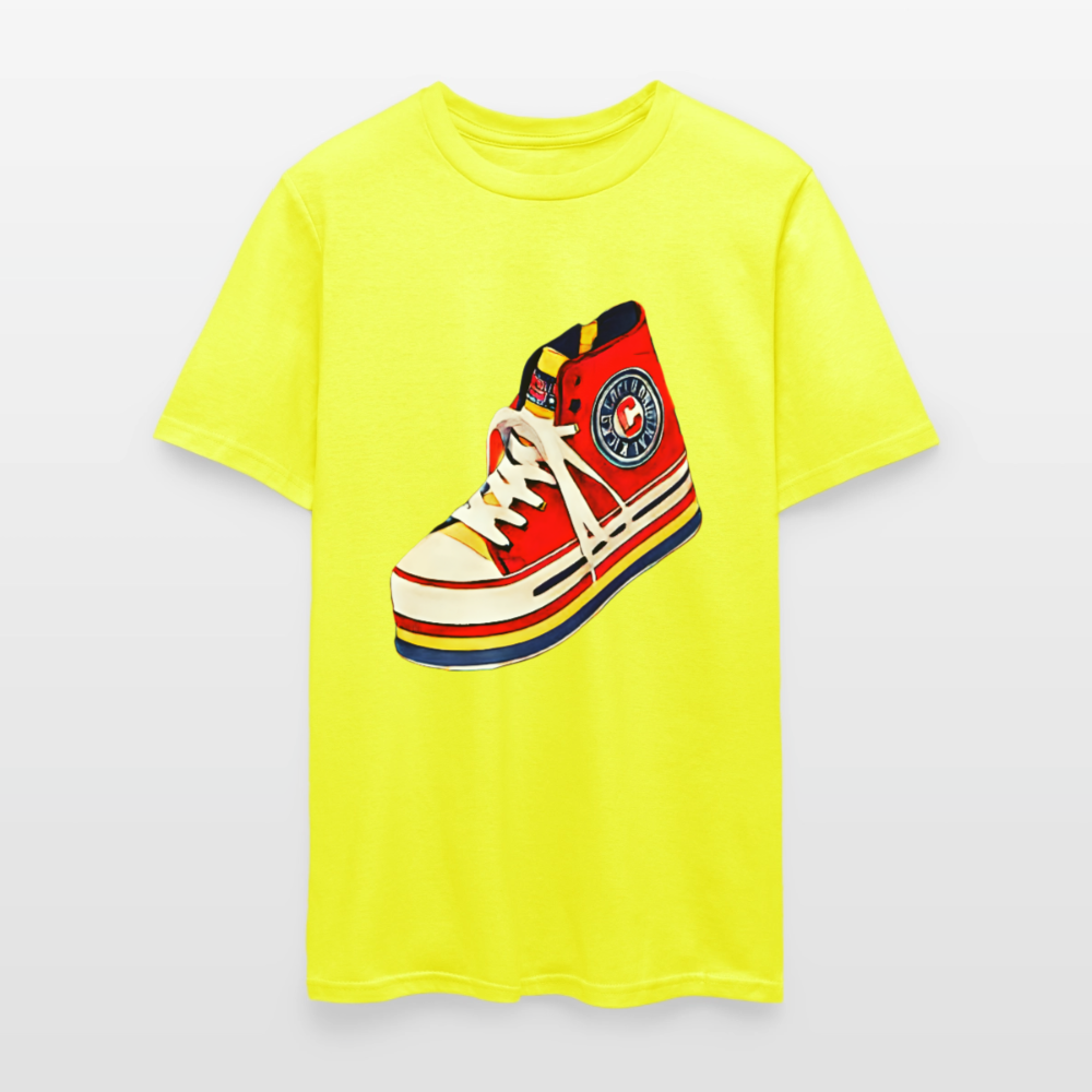 High Top Sneaker - safety green