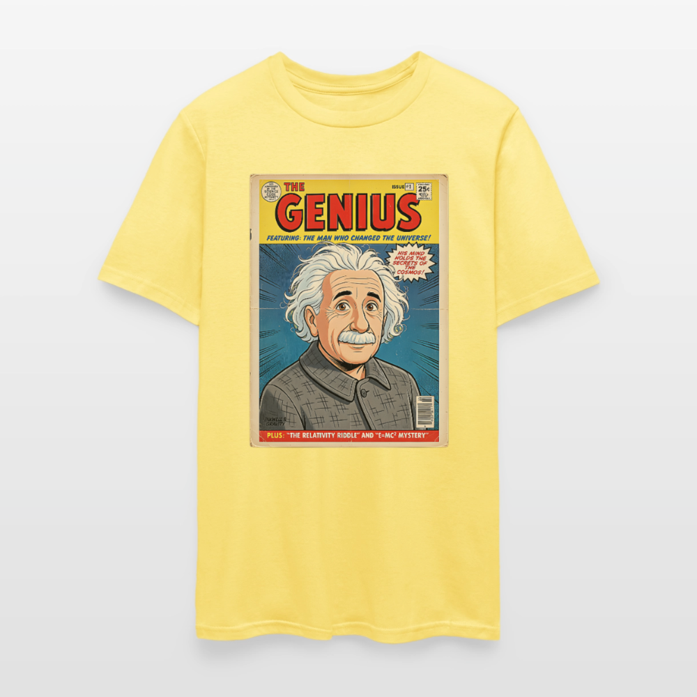 Albert Einstein #1 - cornsilk