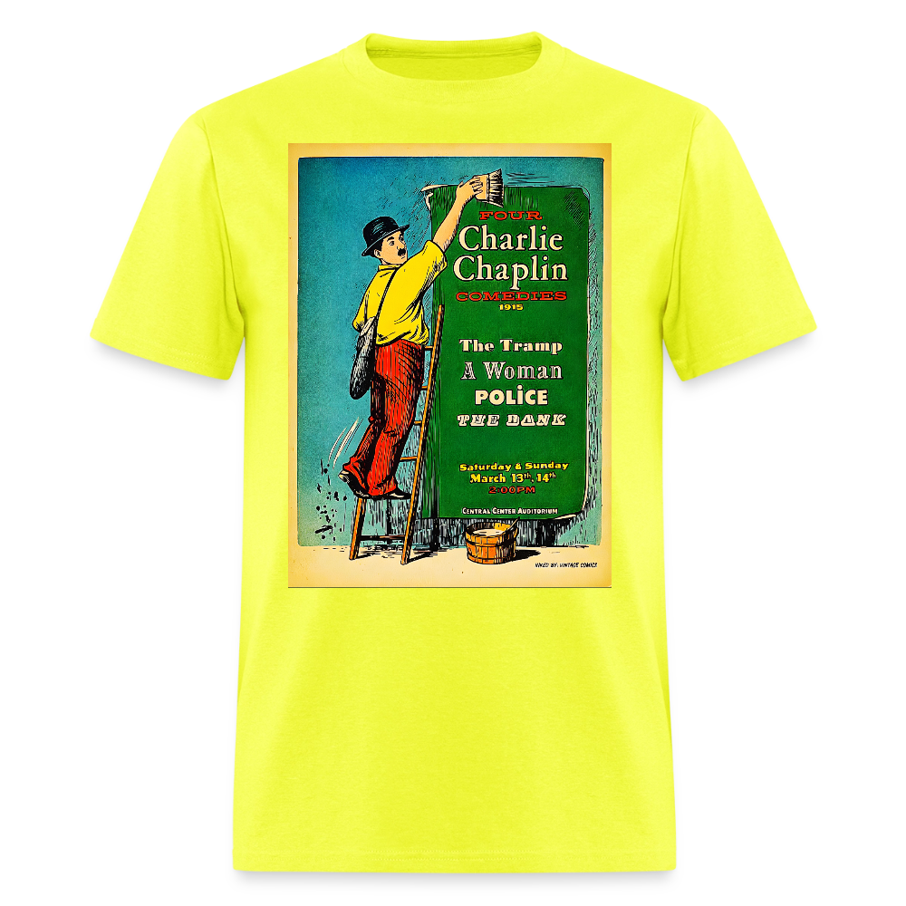 1915 Charlie Chaplin - safety green