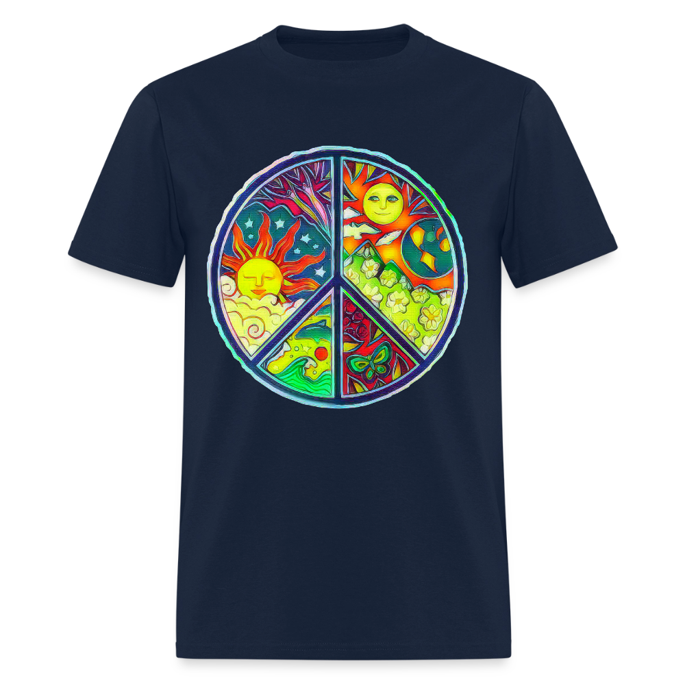 Peace - navy