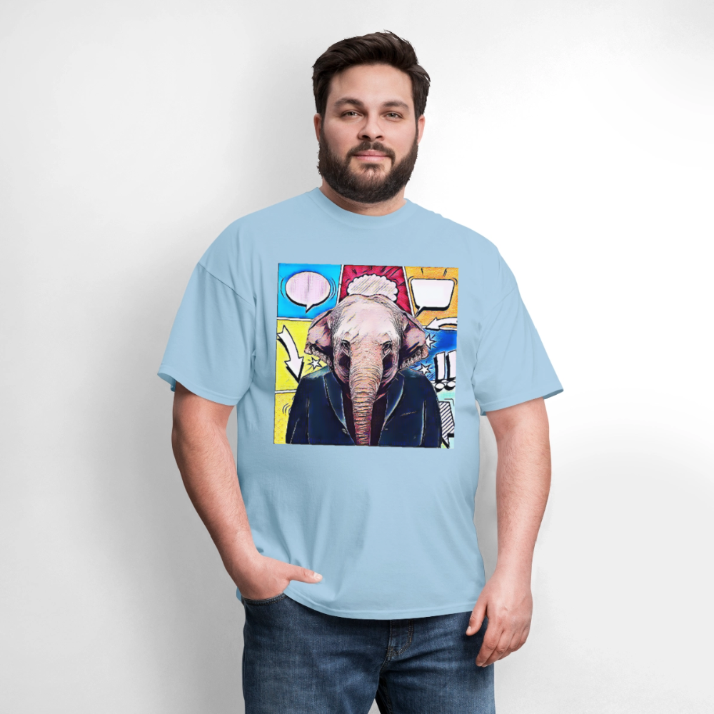 Elephant Party - powder blue