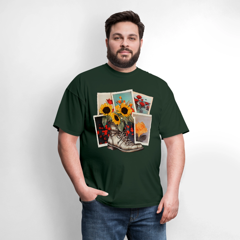 Flowers #2 - forest green