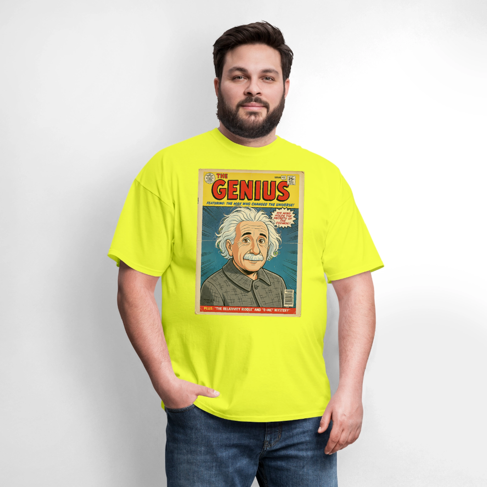 Albert Einstein #1 - safety green