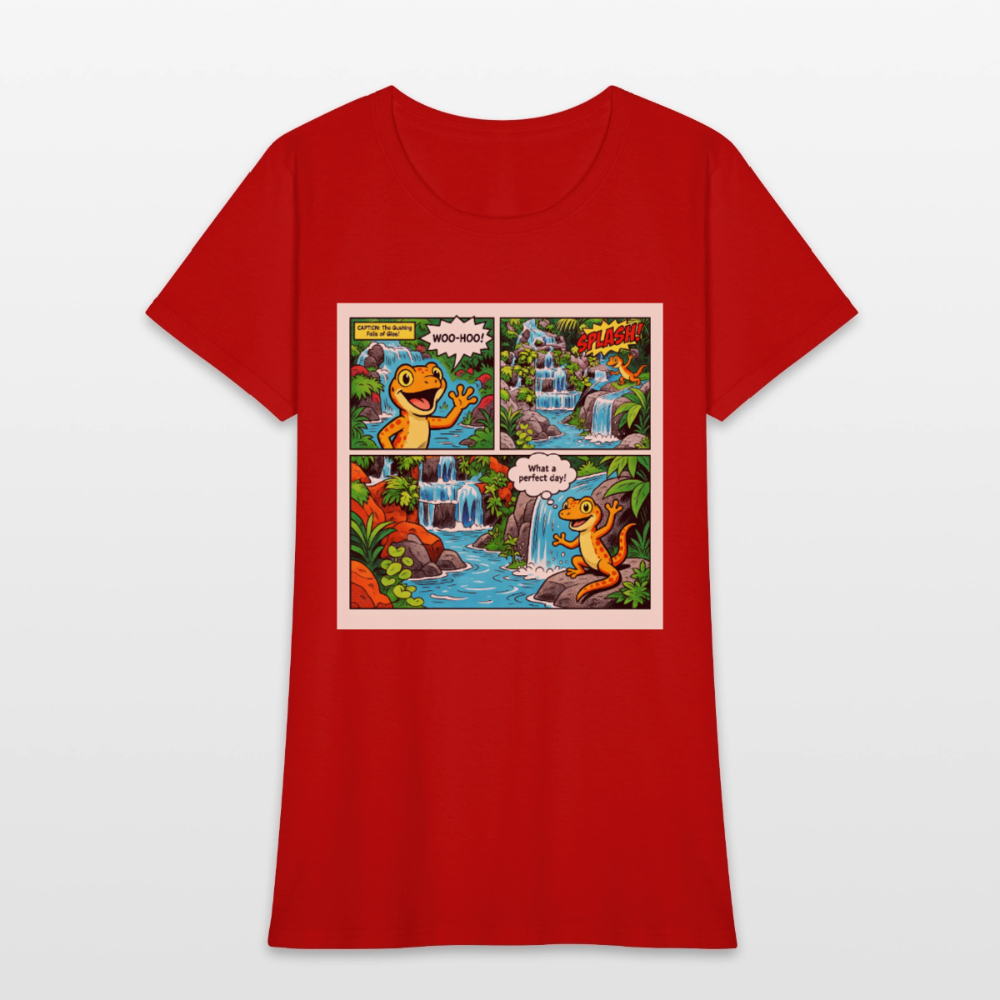 Comic Lizard - red