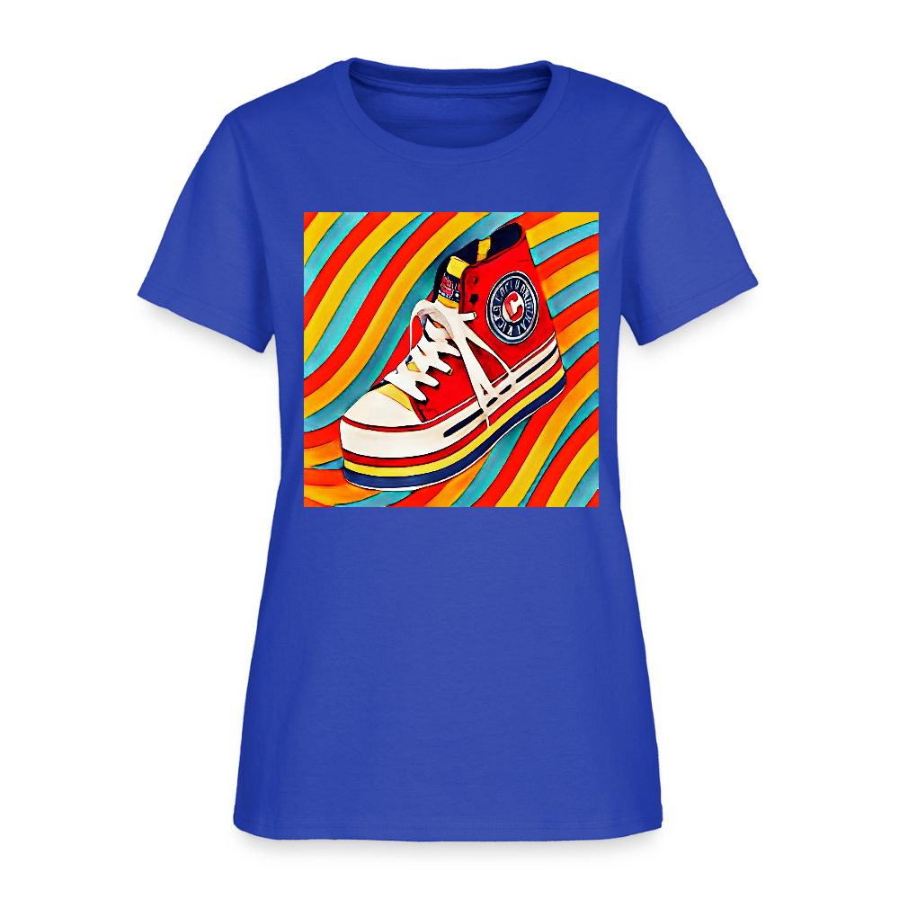 High Top Sneaker - royal blue