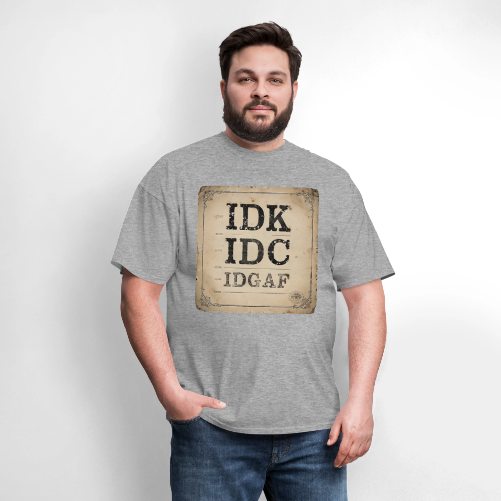 #1 Antique IDK - heather gray