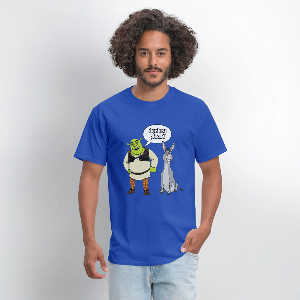 Donkey Please Shrek - royal blue