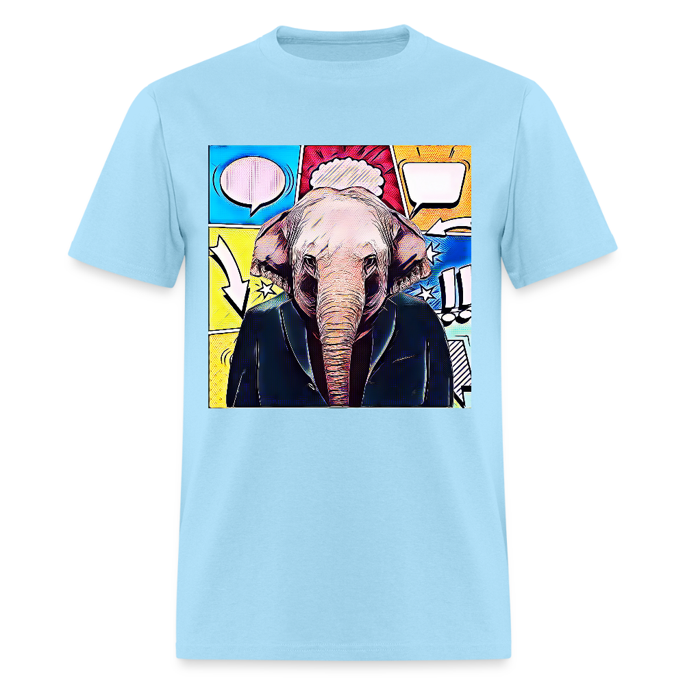 Elephant Party - powder blue