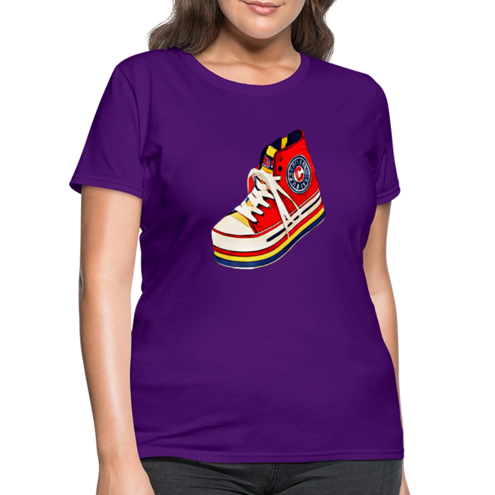 High Top Sneaker - purple