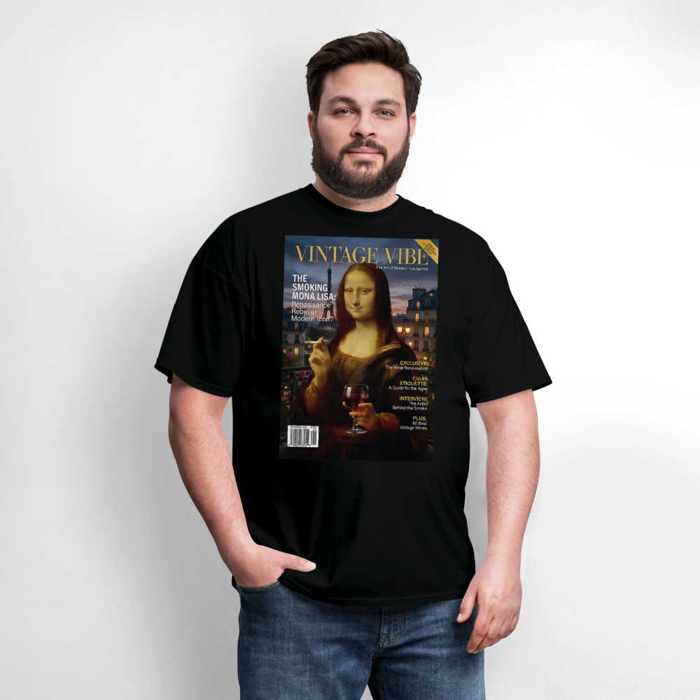 A Smoking Mona Lisa - black