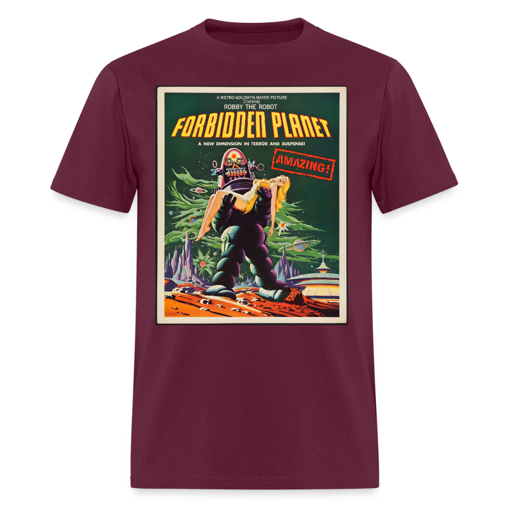 Forbidden Planet - burgundy