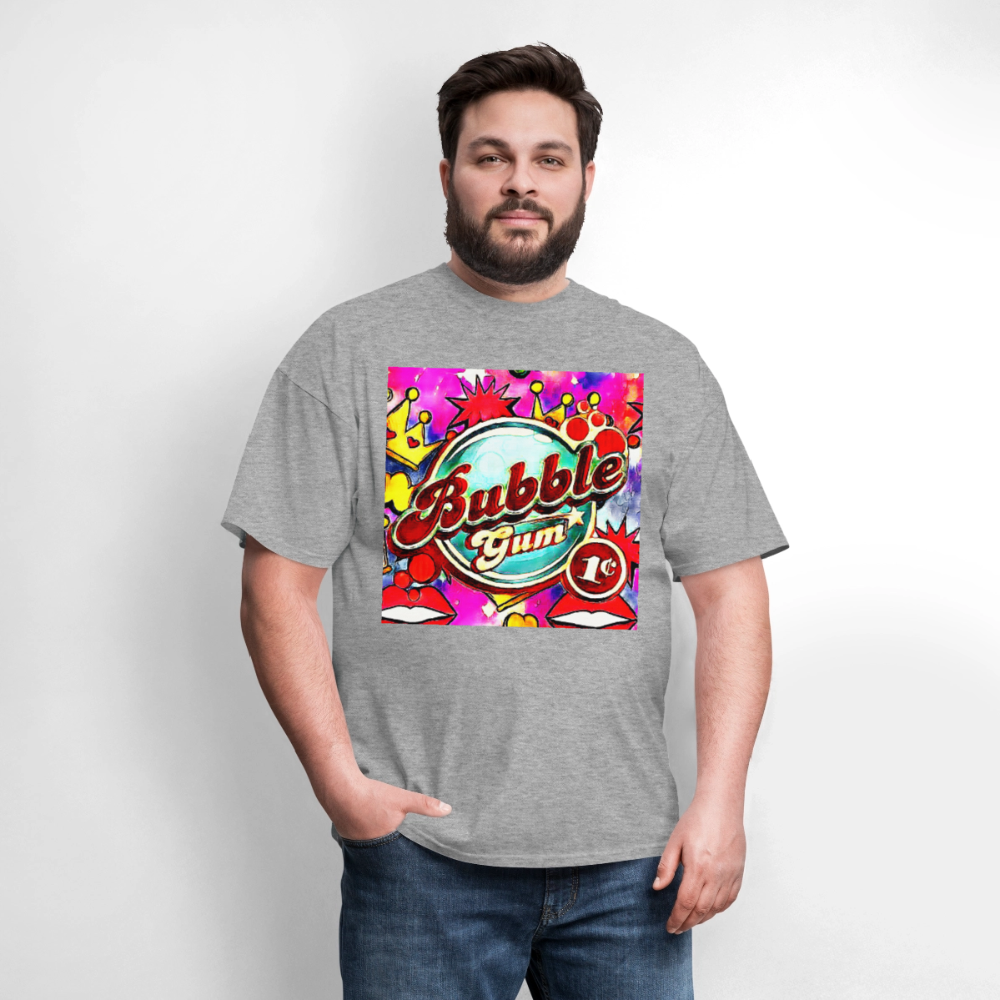 Bubblegum - heather gray