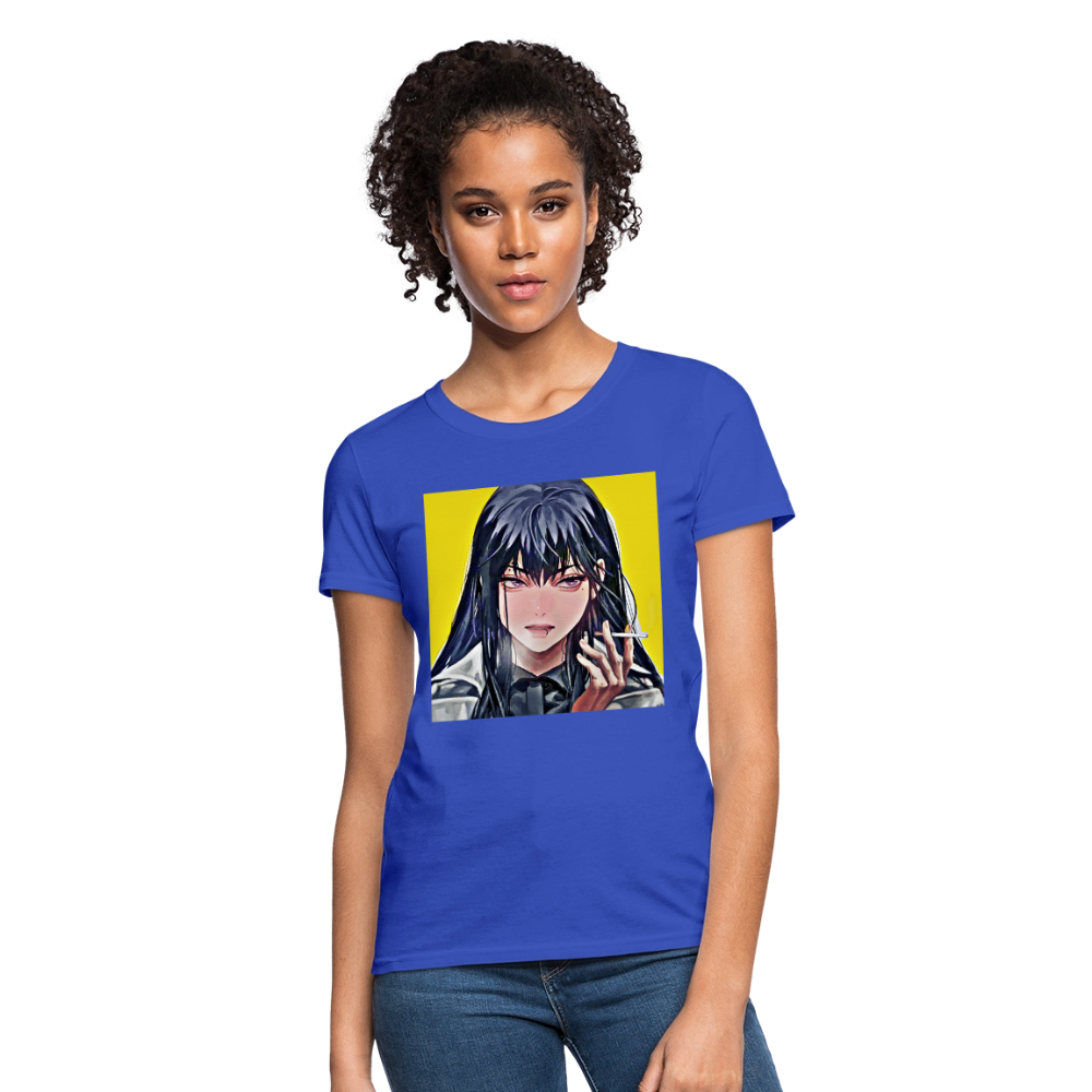 Mysterious Woman - royal blue