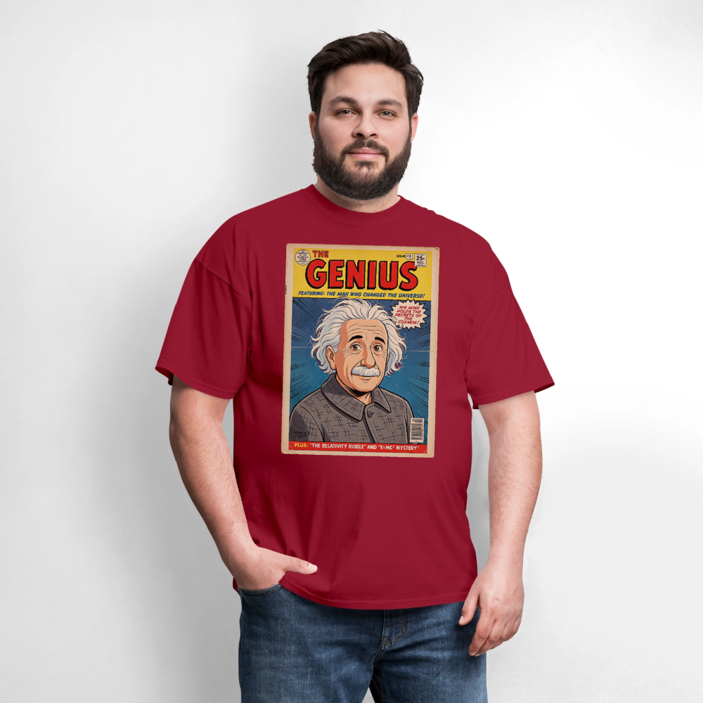 Albert Einstein #1 - true red