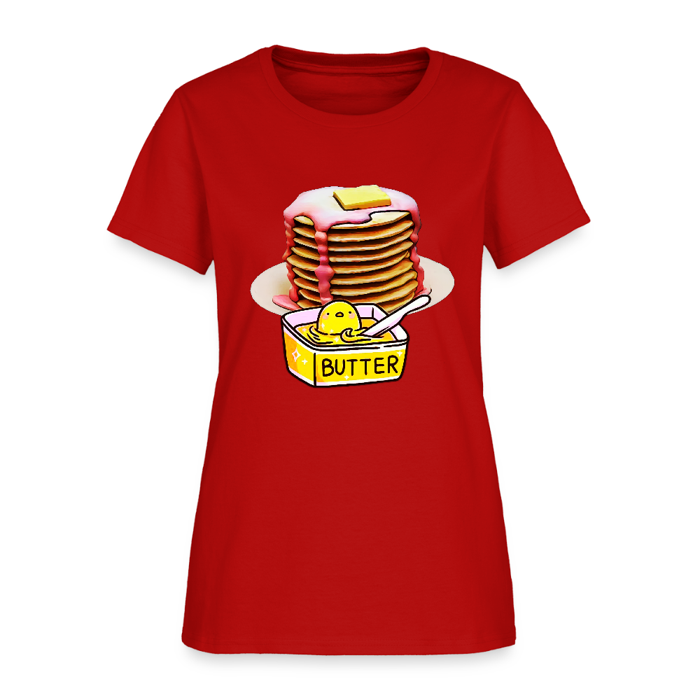 Pancakes and Butter - red
