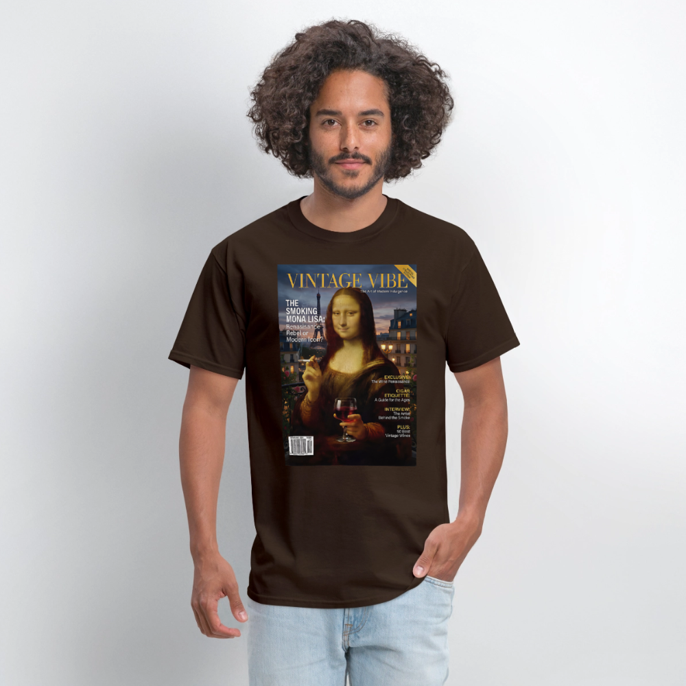 A Smoking Mona Lisa - brown