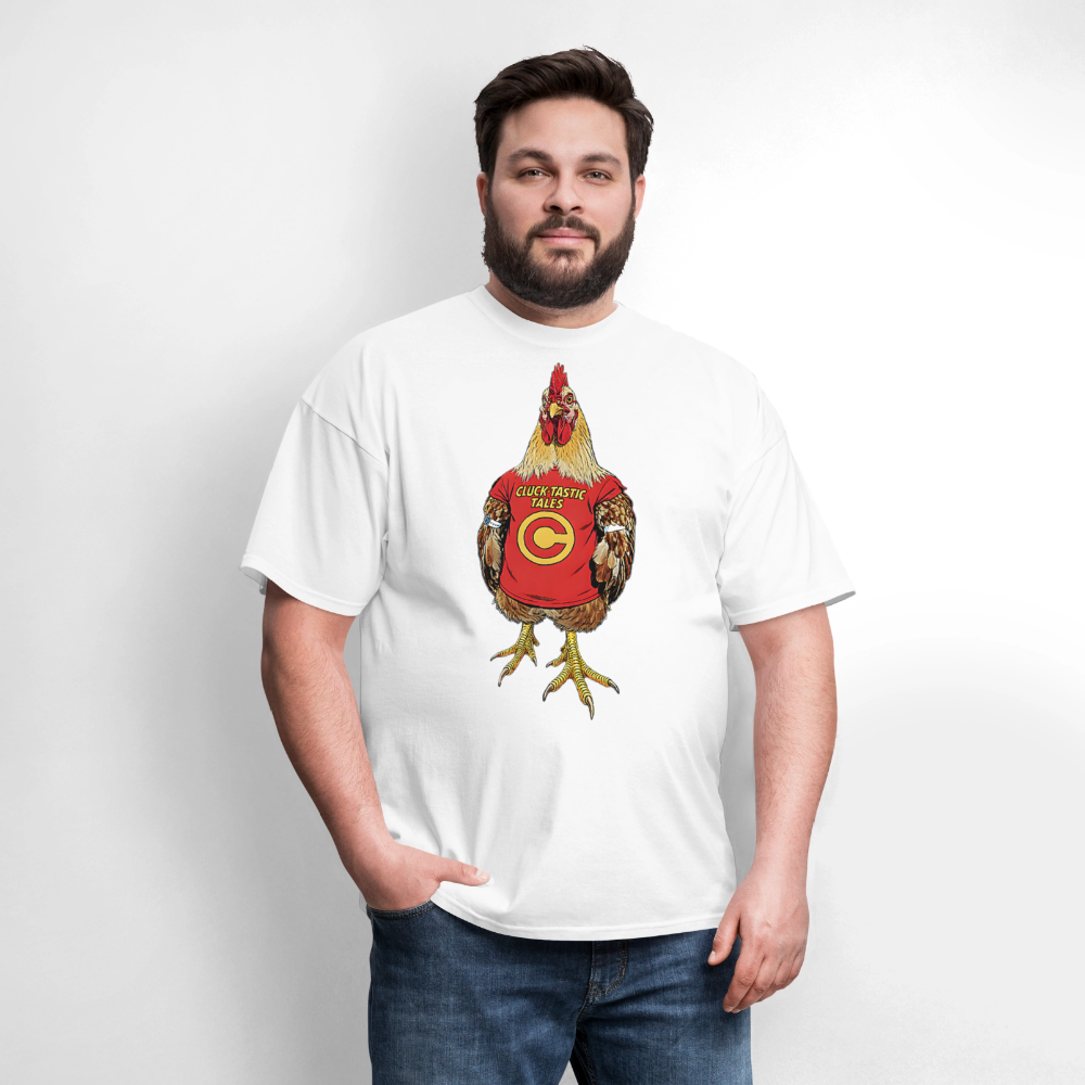 Cluck- Tastic - white