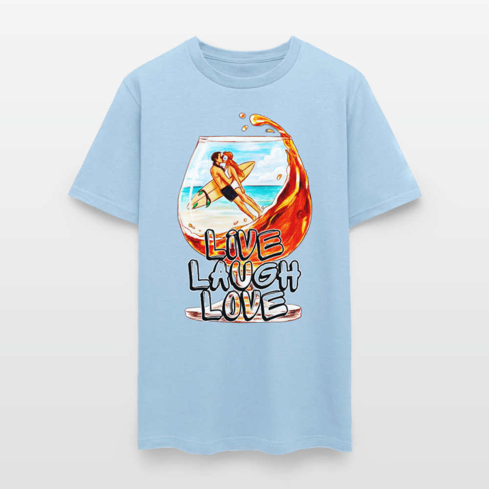 Live, Laugh, Love - powder blue