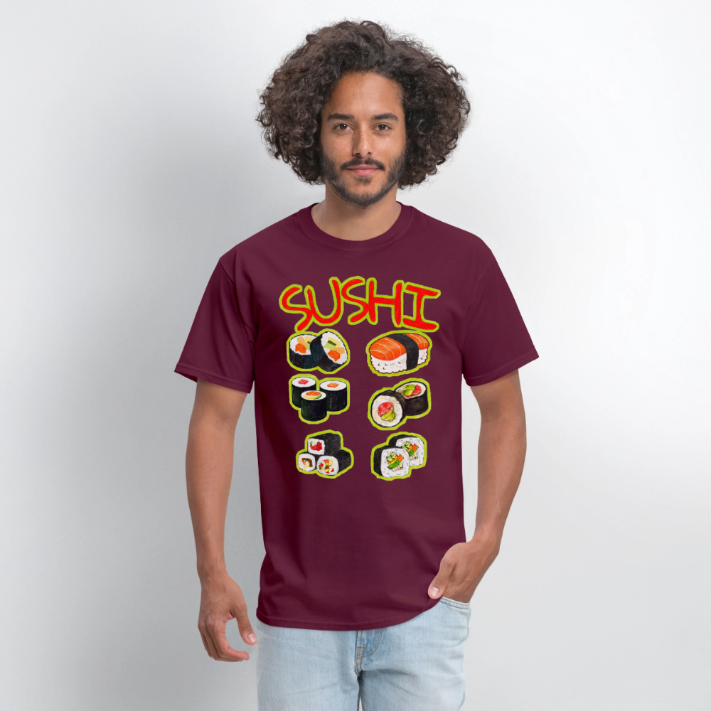 Sushi - burgundy