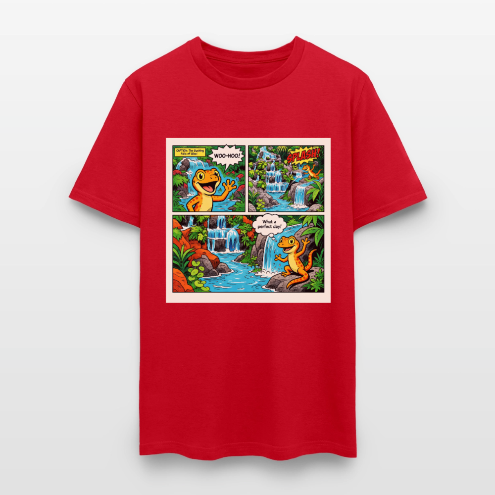 Comic Lizard - red