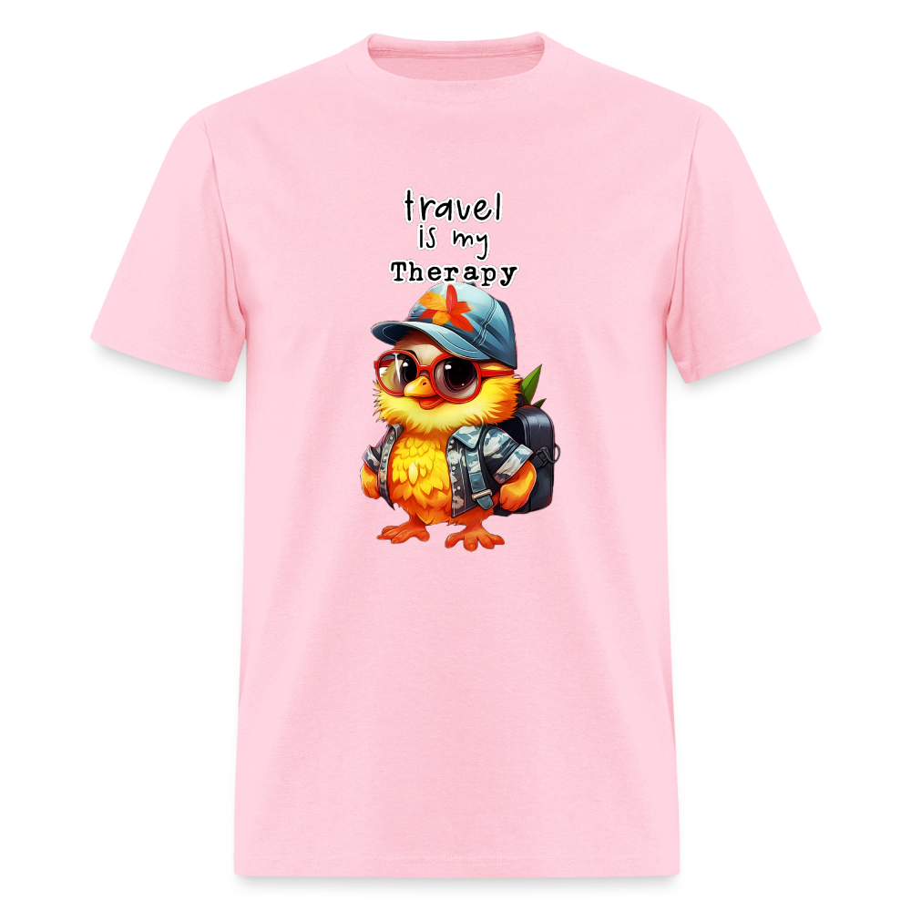 Travel Is My Therapy - pink