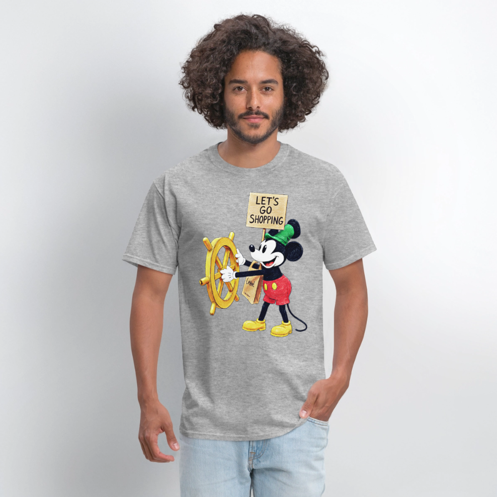 Let's Go Shopping - heather gray