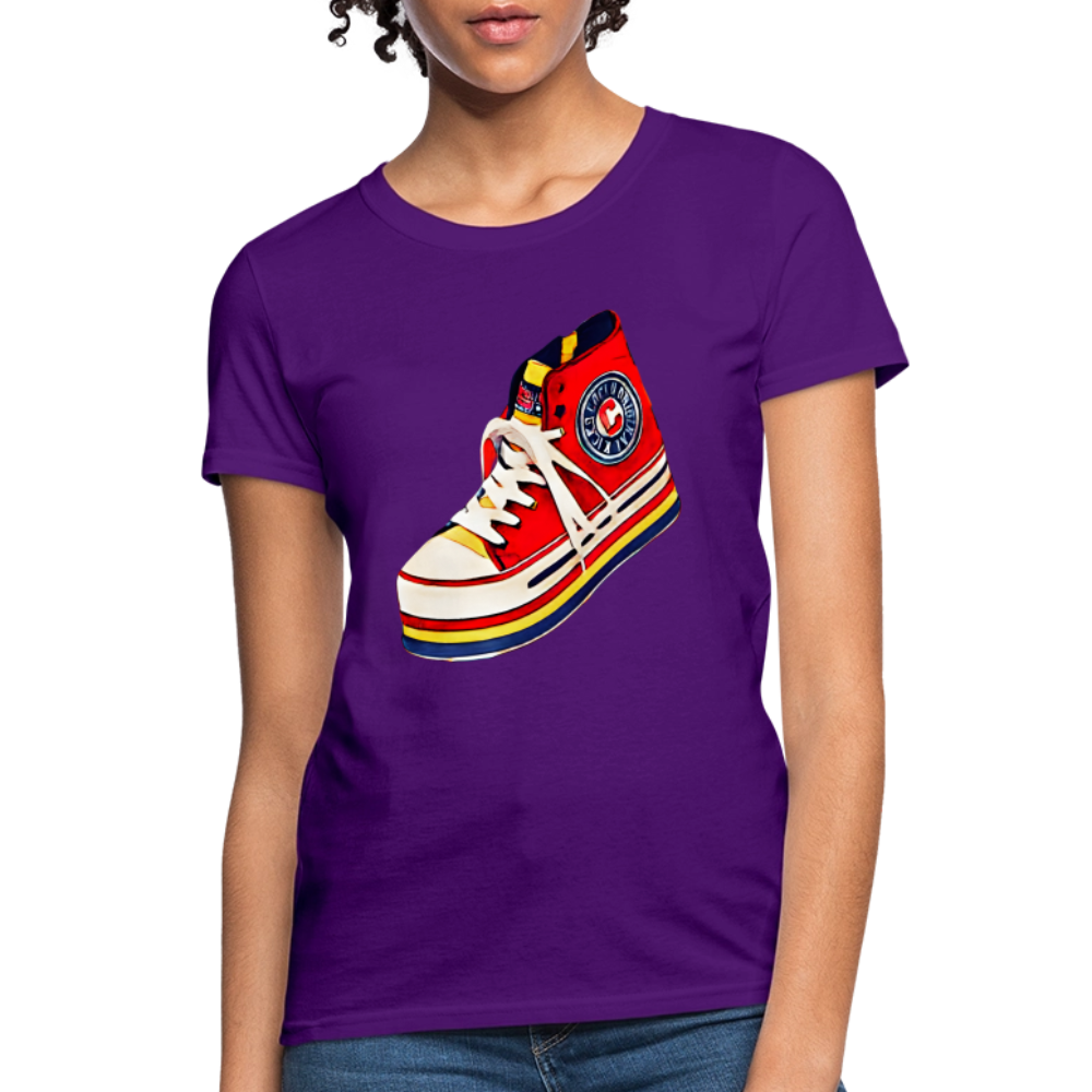 High Top Sneaker - purple