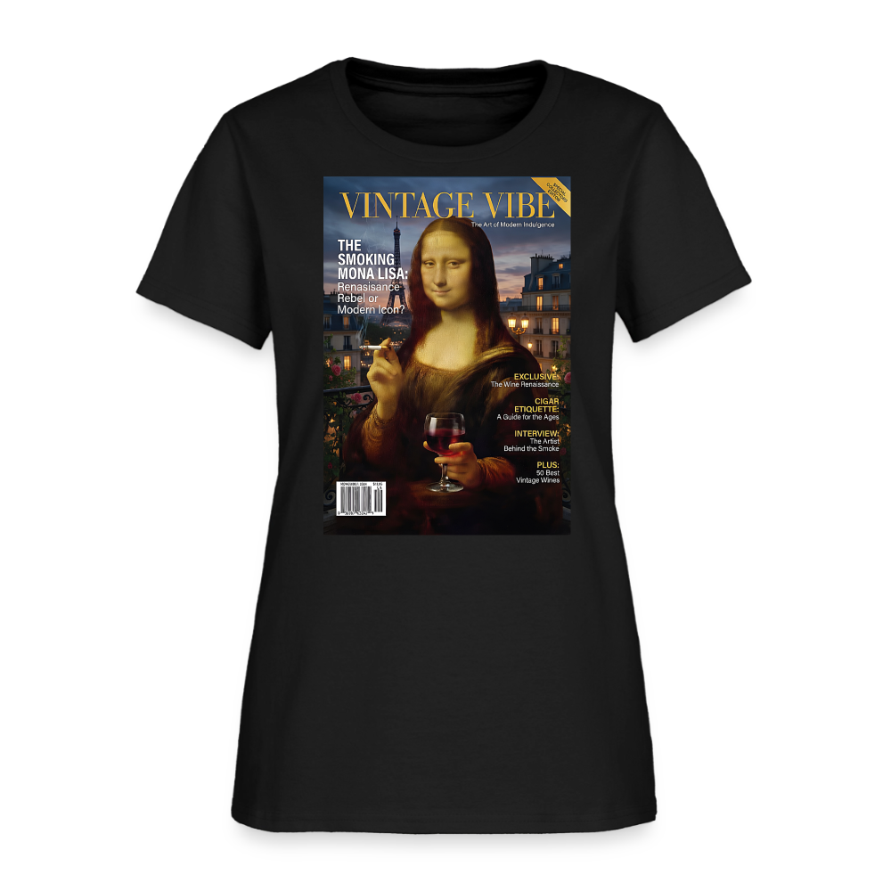 A Smoking Mona Lisa - black