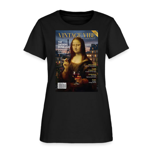 A Smoking Mona Lisa - black