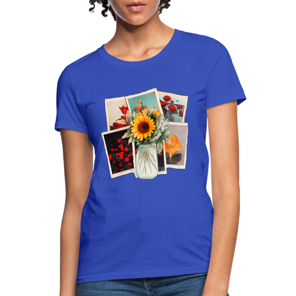 Flowers - royal blue