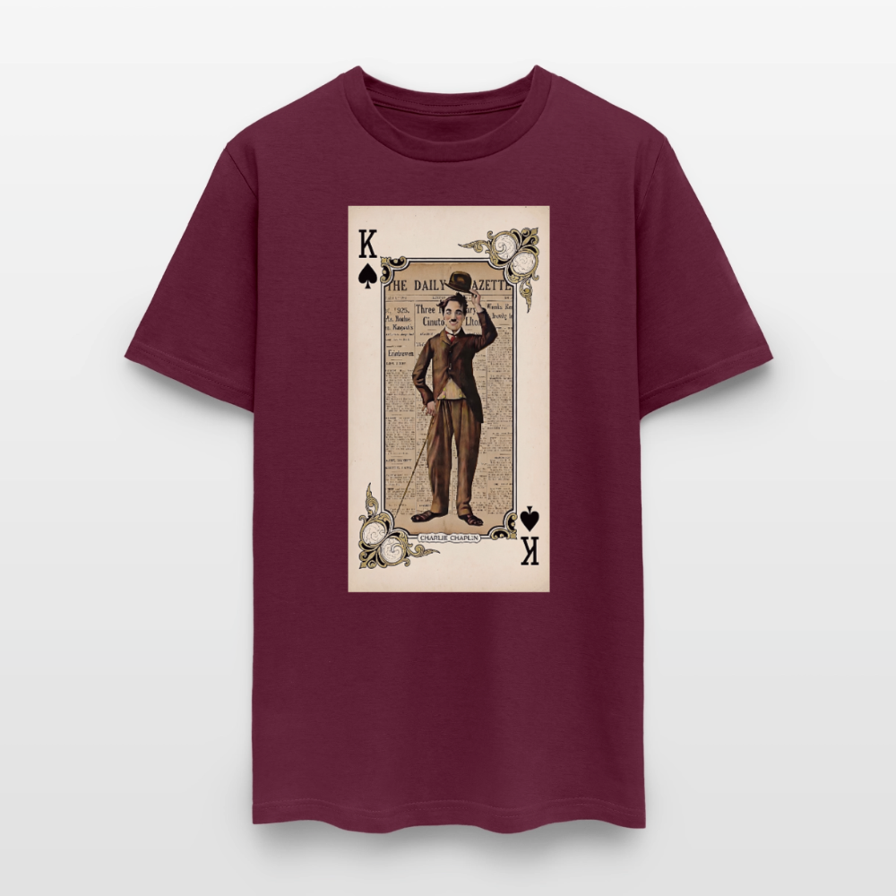 Charlie Chaplin - burgundy