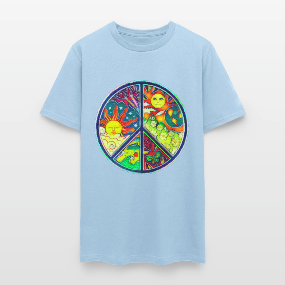 Peace - powder blue