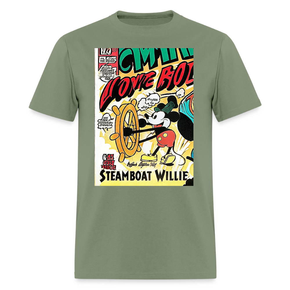 Steamboat Willie - military green
