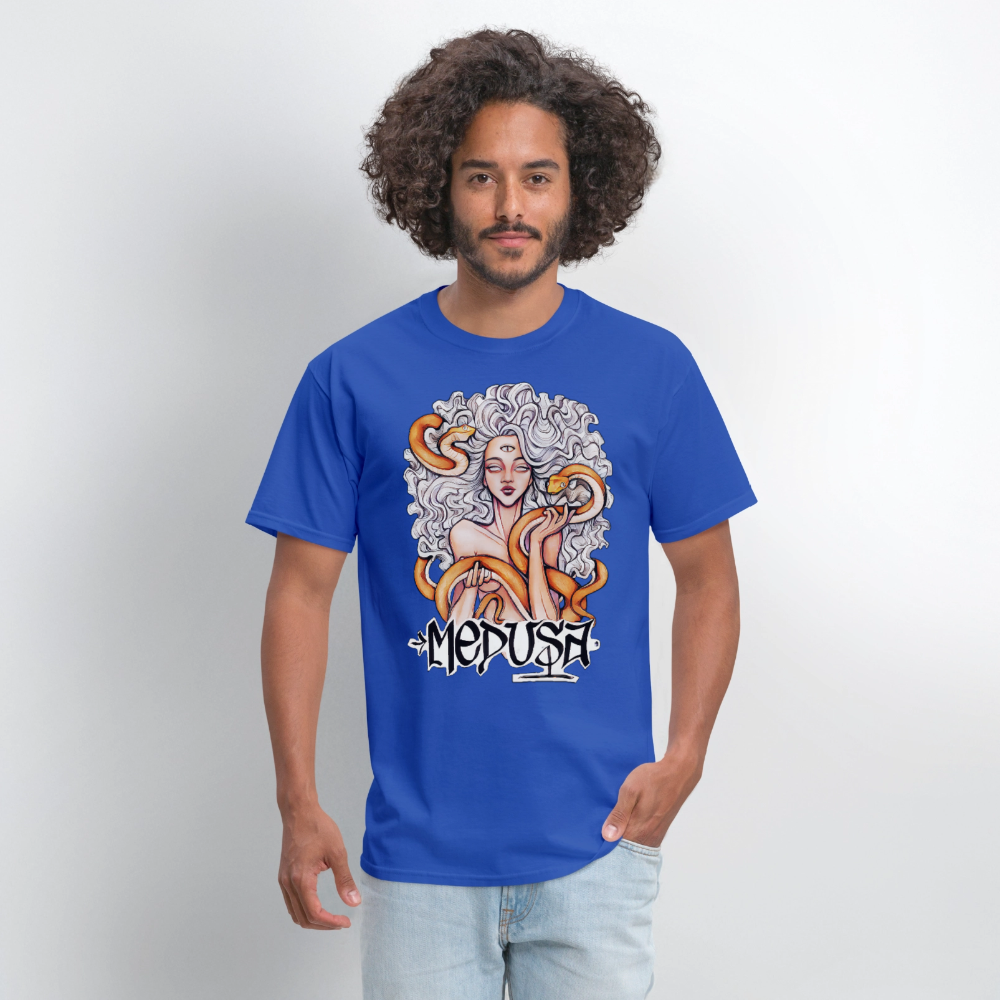 Medusa - royal blue