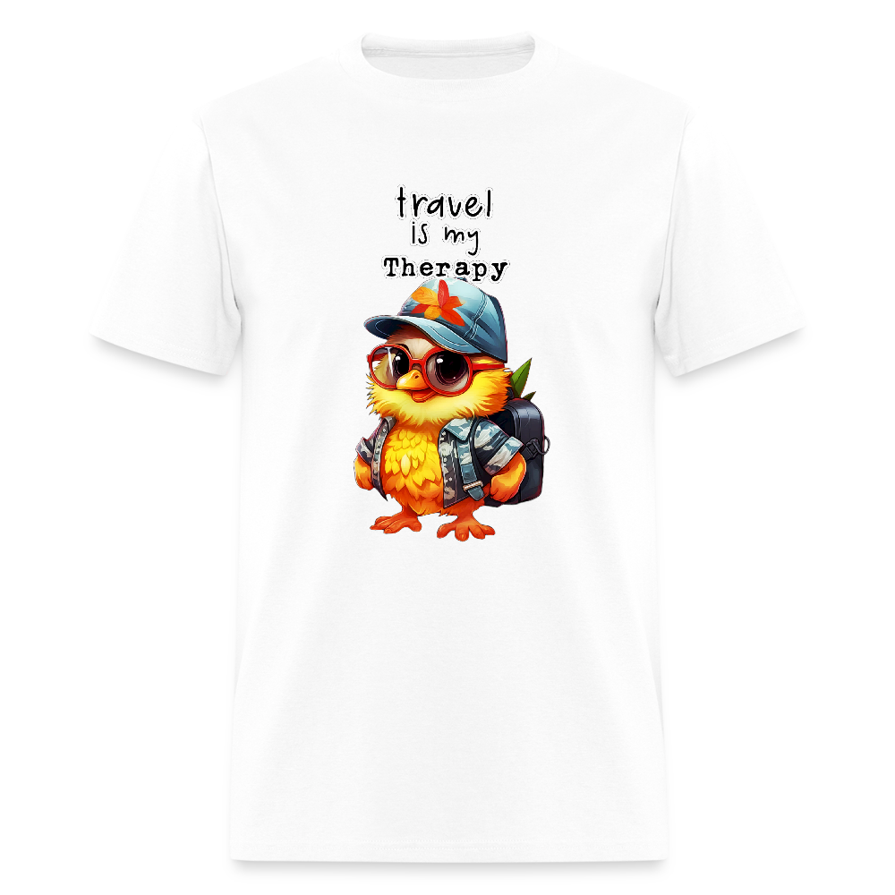 Travel Is My Therapy - white
