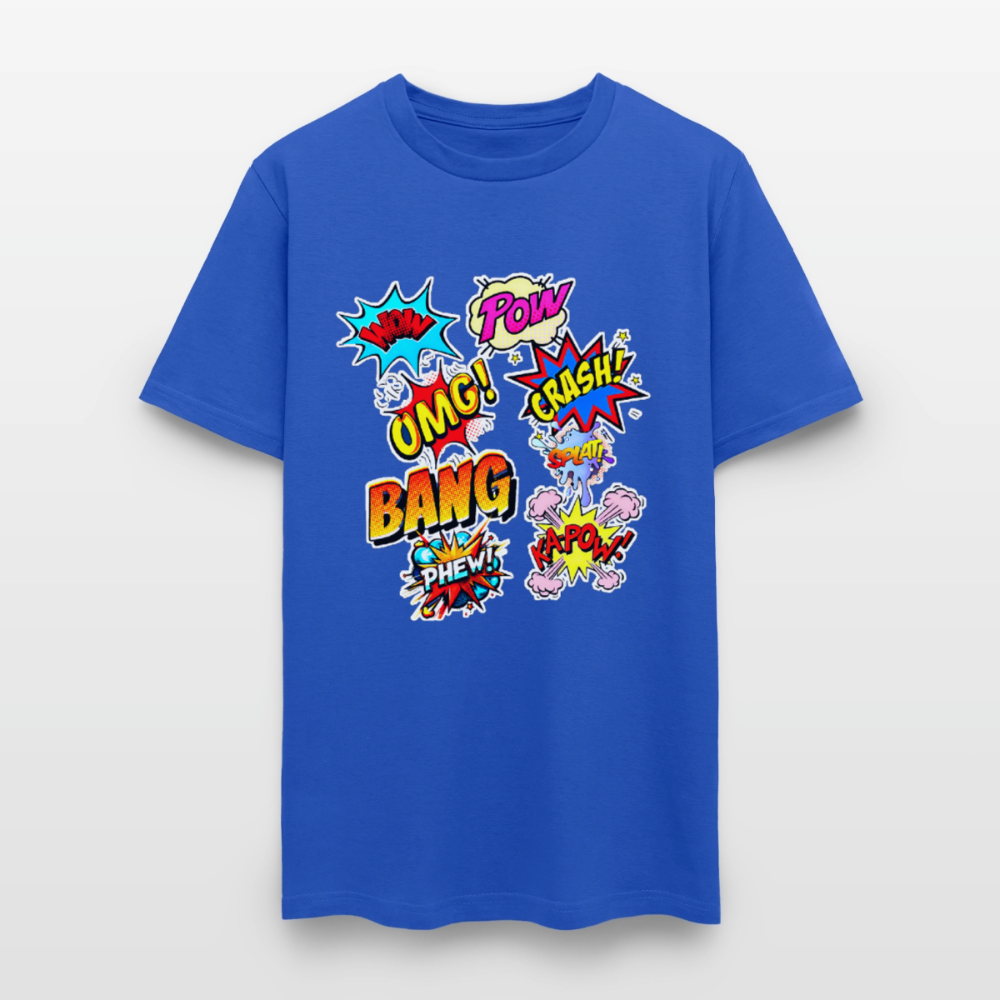 Comic Time - royal blue