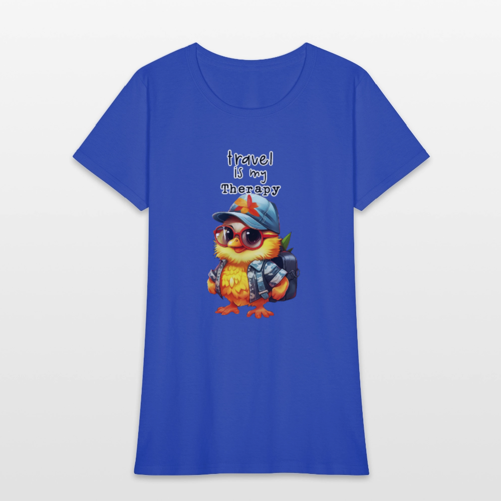 Travel Is My Therapy - royal blue