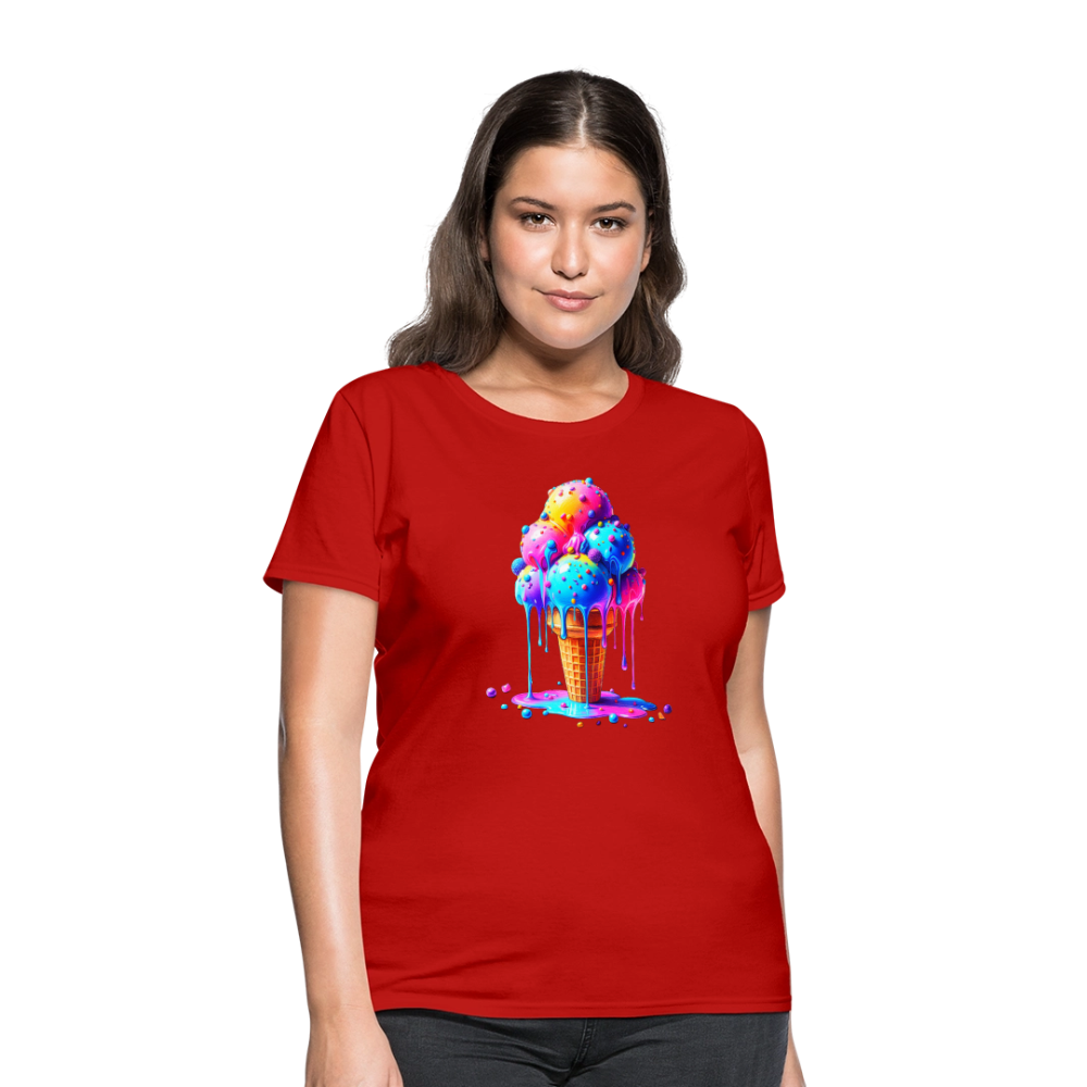 Melting Rainbow - red