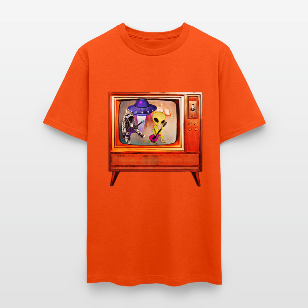 Rocking Astronaut and Alien #2 - orange