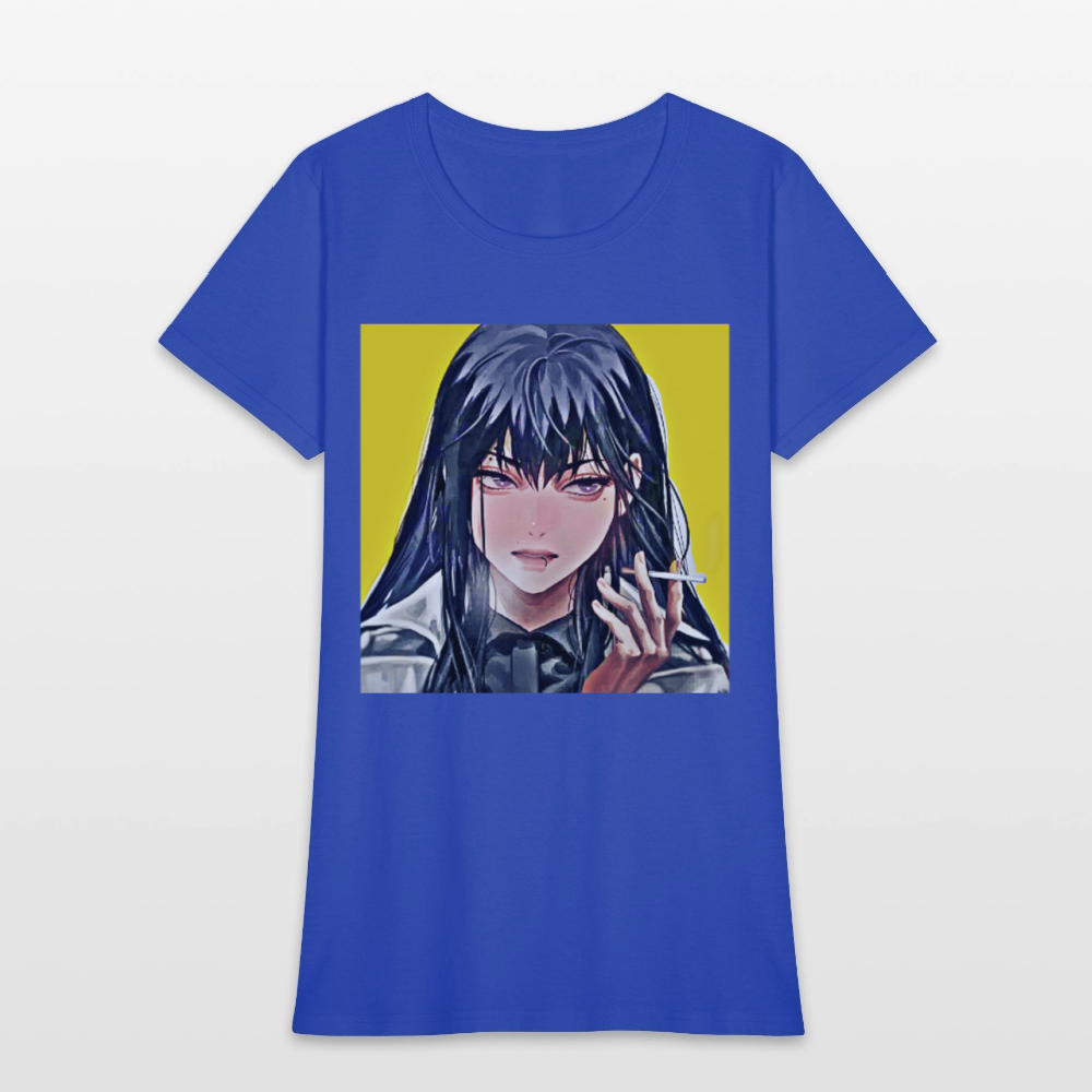 Mysterious Woman - royal blue