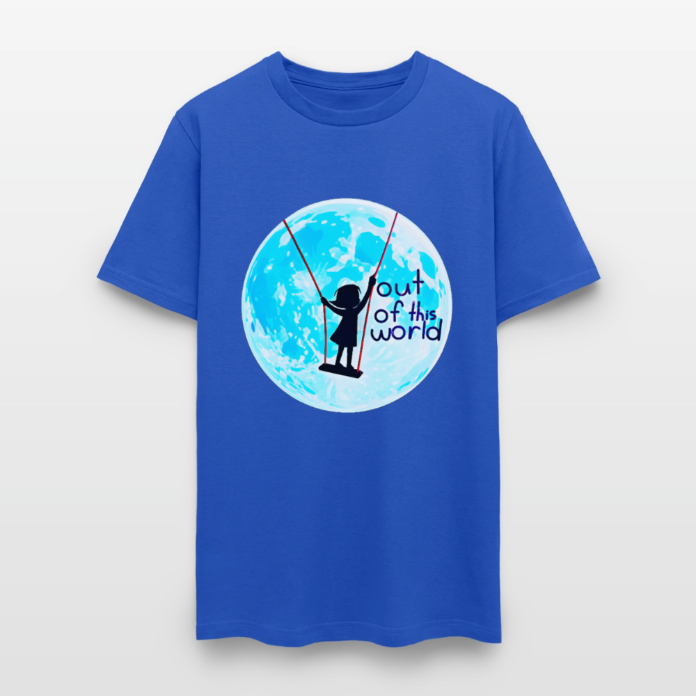 Out of this world - royal blue