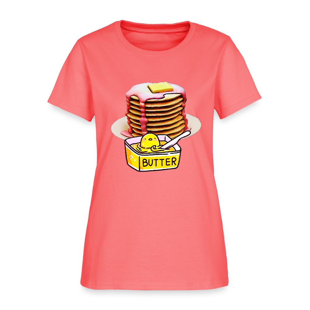 Pancakes and Butter - coral