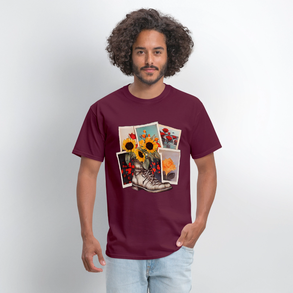 Flowers #2 - burgundy